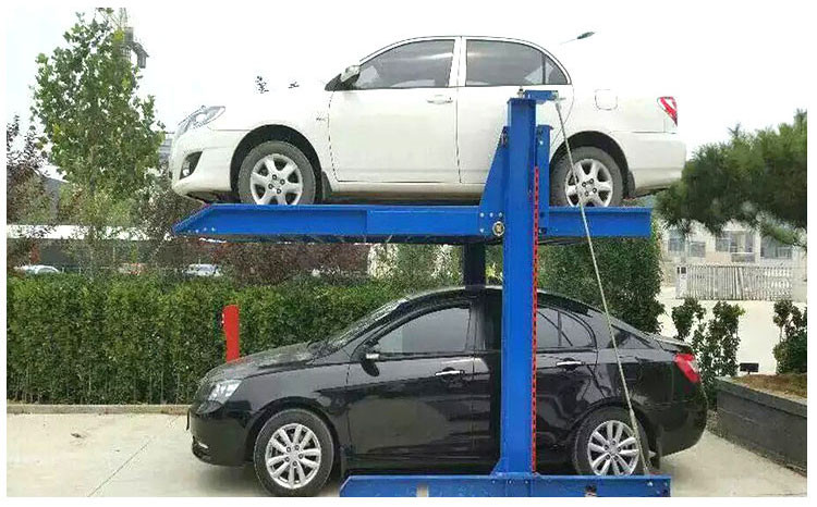 Buick Rope Drive Rope Drive ระบบจอดรถอิสระ 2 ระดับ 2 Post Garage Lift